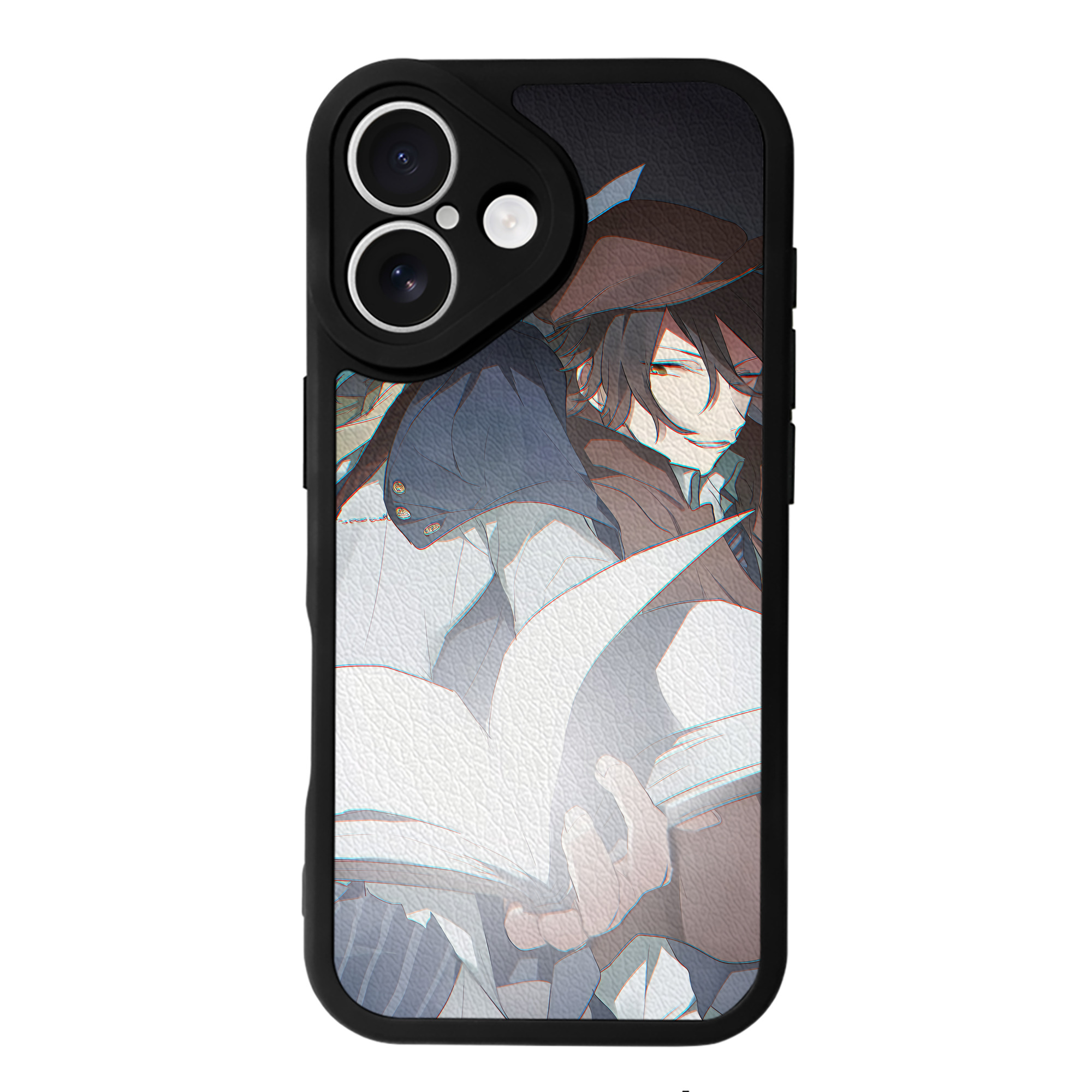 （画像用） 文豪ストレイドッグス Bungo Stray Dogs 【iPhone 16シリーズ対応】シリコンスマホケース（レザー調） 材質：シリコン
